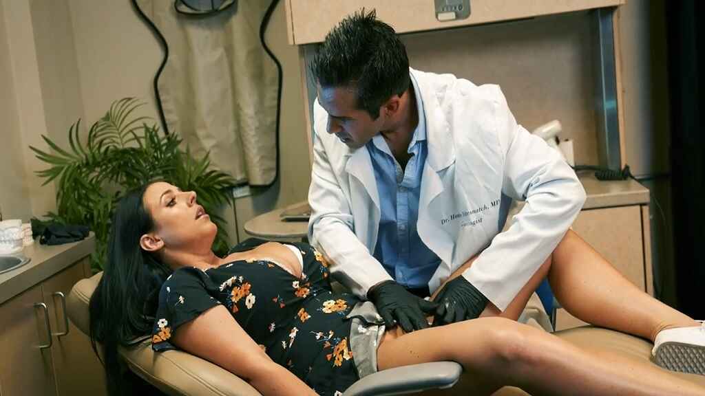 angela white needs an emergency drilling from the dentist