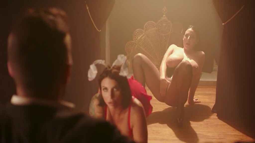 super sexy angela white gets talked into an epic reverse gangbang