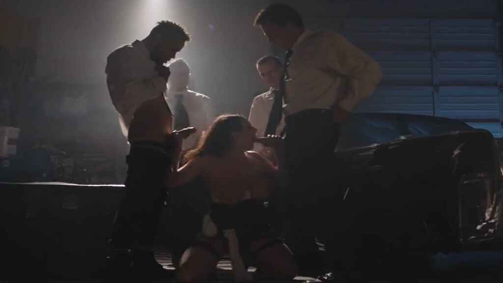 get ready for this angela white gonzo garage gangbang party