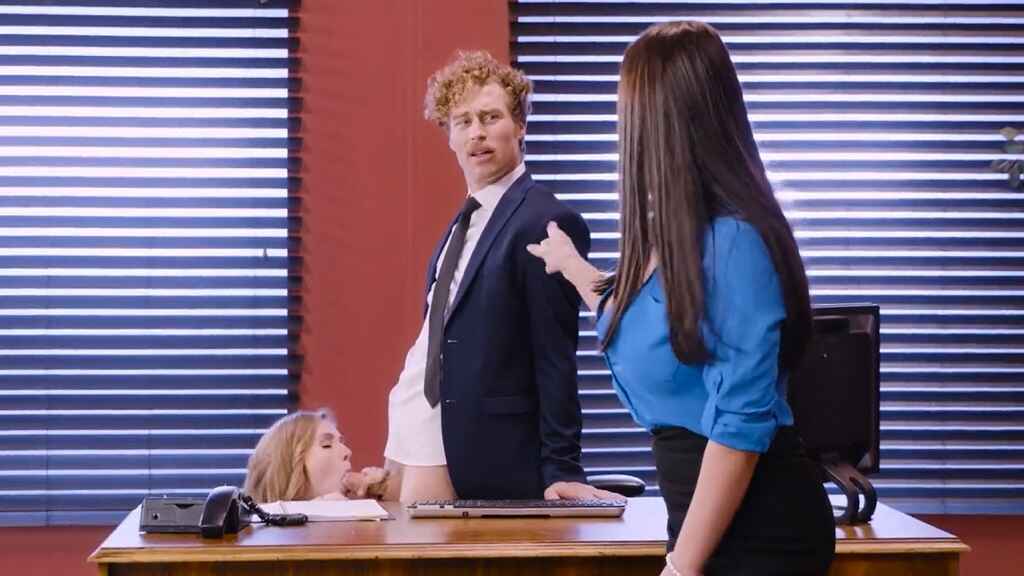 hilarity ensues when the boss finds out banging is going on