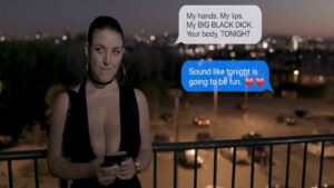 vivacious angela white did not expect her date to be so big